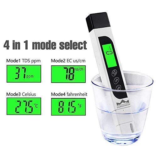 TDS Meter Digital Water Tester, DUMSAMKER Professional 3-in-1 TDS, Temperature and EC Meter with Carrying Case, 0-9999ppm, Ideal ppm Meter for Drinking Water, Aquariums and More - LeoForward Australia