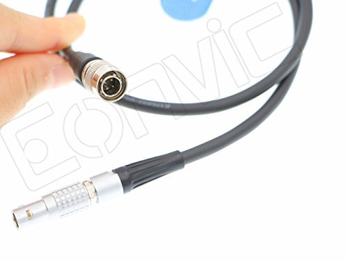 Eonvic 2 pin to 4 pin Hirose Power Cable for ARRI Teradek Bolt (Straight) straight - LeoForward Australia