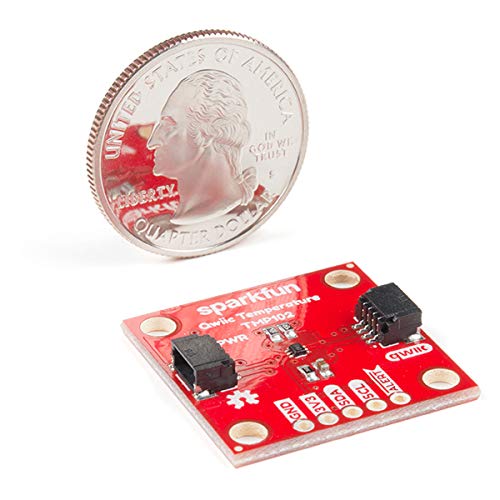  [AUSTRALIA] - SparkFun Digital Temperature Sensor - TMP102 (Qwiic)-Compatible with Arduino and other Single-board computers Easy-to-Use I2C sensor Plug-and-Play breakout board Runs from 1.4-3.6V input Use with 3.3V