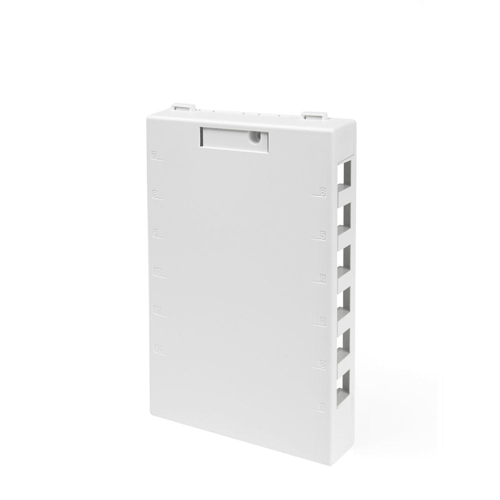  [AUSTRALIA] - Leviton 41089-12W QuickPort Surface Mount Housing, 12-Port, White