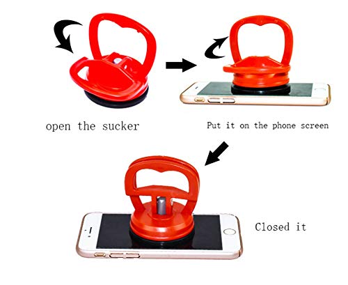  [AUSTRALIA] - Screen Repair Tool 9-Piece Set, Heavy-Duty Suction Cup, pry Tool, Suitable for iPhone, iPad, iMac, MacBook, Tablet, Laptop, Samsung and Other LCD Screen Opening Tools 9 in 1