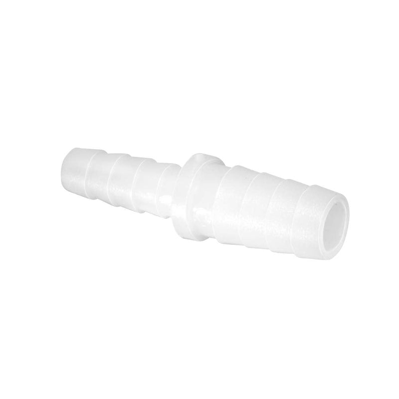  [AUSTRALIA] - Quickun Plastic Hose Barb Reducer Fitting 3/8" to 1/4" Barbed Reducing Union Adapter Splicer Mender Joint Fitting ( Pack of 2 ) 3/8-1/4