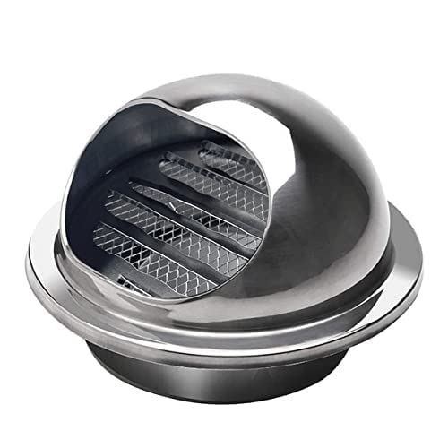  [AUSTRALIA] - Hon&Guan 8'' Air Vent, Stainless Steel Ventilation Grille Cover External Extractor Wall Vent Outlet-with A Pair of Gloves. 8 Inch