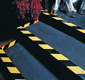  [AUSTRALIA] - Black & Yellow Hazard Warning Safety Stripe Tape 2" X 54 feet