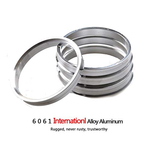 DCVAMOUS Alloy Aluminum Hub Centric Rings 73.1 to 66.6, Set of 4 - Performance Spigot Hubrings fit 66.6mm Vehicle Hub and 73.1mm Wheel Center Bore Compatible with Mercedes-Benz Audi 66.6mm to 73.1mm - LeoForward Australia