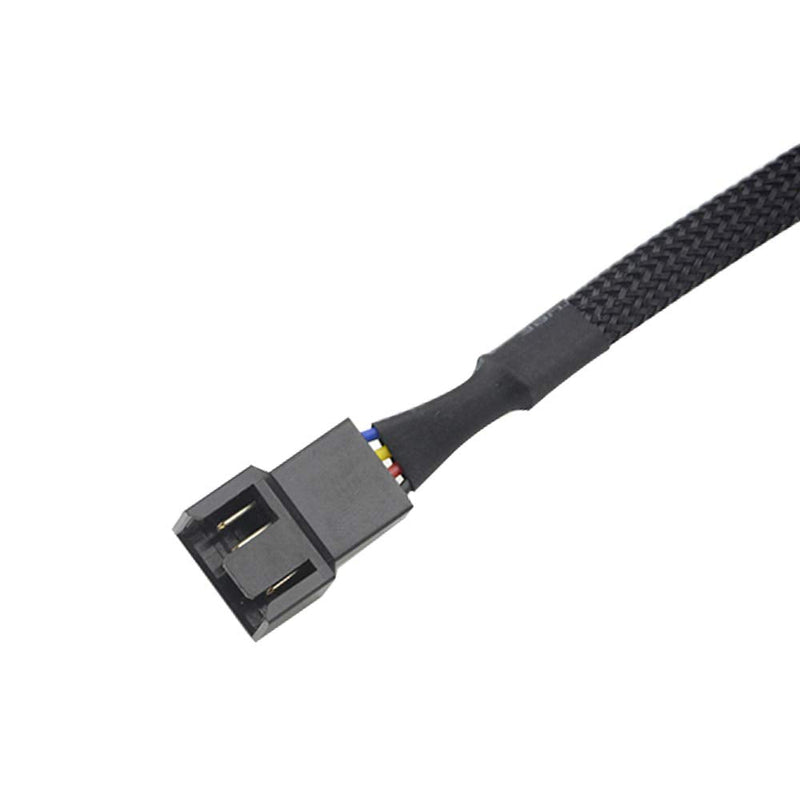  [AUSTRALIA] - WMYCONGCONG 10 PCS 10" 4 Pin Fan Extension Power Cable Computer PC Fan Power Extension Cable for PWM Fan Computer ATX Case