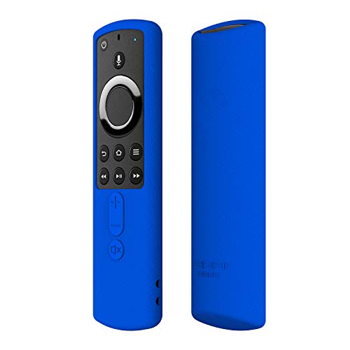 SIKAI Remote Case for 5.6 inch Fire TV Stick 4K Remote Skin-Friendly Shockproof Silicone Cover Compatible with Fire TV Stick 4K All-New Alexa Voice Remote Anti-Lost with Loop (Blue) - LeoForward Australia