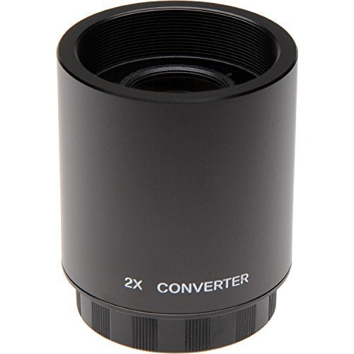  [AUSTRALIA] - Bower 2X Teleconverter for Bower, Rokinon, Vivitar, Samyang, 500mm 800mm & 650-1300mm T-Mount Lens