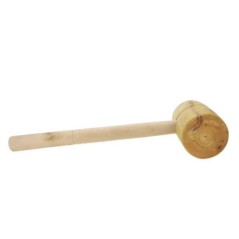  [AUSTRALIA] - Bitray Wood Hammer Cross-stitch Mold Wood Mallet Wood Barrel Shaped Mallet Woodworking Hand Tool