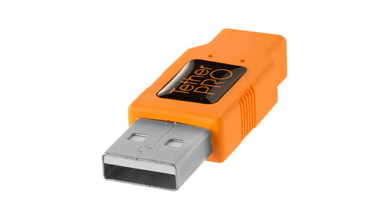  [AUSTRALIA] - Tether Tools TetherPro USB 2.0 to USB Female Active Extension Cable, 16' (5m), High-Visibility Orange