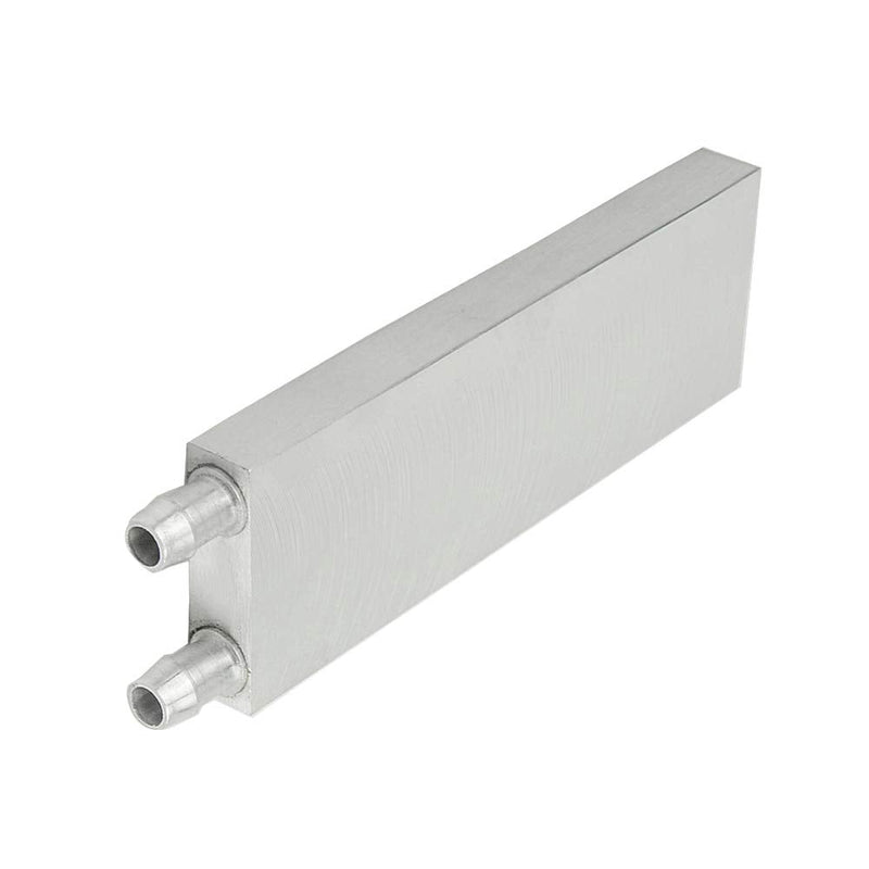  [AUSTRALIA] - BXQINLENX Aluminum Water Cooling Block for CPU Graphics Radiator Heatsink 40x 120(White)