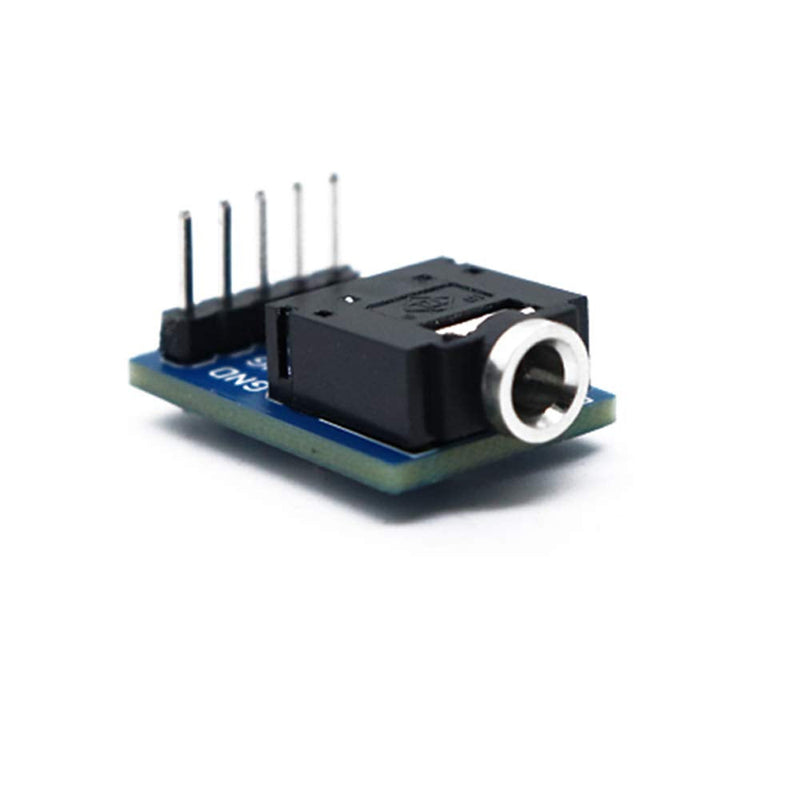  [AUSTRALIA] - Treedix 6pcs 3.5mm Female Audio Jack Breakout Board Plastic PCB Mount 5-Pin Stereo Socket Audio Connector