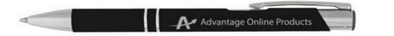  [AUSTRALIA] - Value Bundle C-Line Slide 'N Grip Binding Backbone Bars for Report Covers, 11 x 1/8 Inches, 20-Sheet Capacity, 10 Per Pack, Black (34551) Plus a Bonus AdvantageOP Custom Retractable Metal Pen