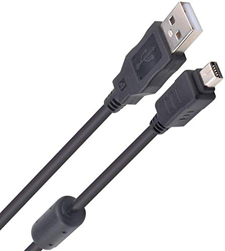  [AUSTRALIA] - Alitutumao CB-USB5 CB-USB6 USB Date Cable Replacement Photo Transfer Cord Compatible with Olympus Mju Mju Tough Pen Stylus Digital Cameras TG-830 TG-630 TG-860 TG-870 and More (4.9ft) 4.9 Feet