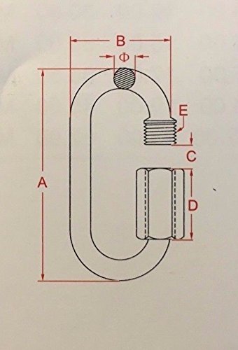  [AUSTRALIA] - Stainless Steel 316 Quick Link 1/2" (12mm) Marine Grade