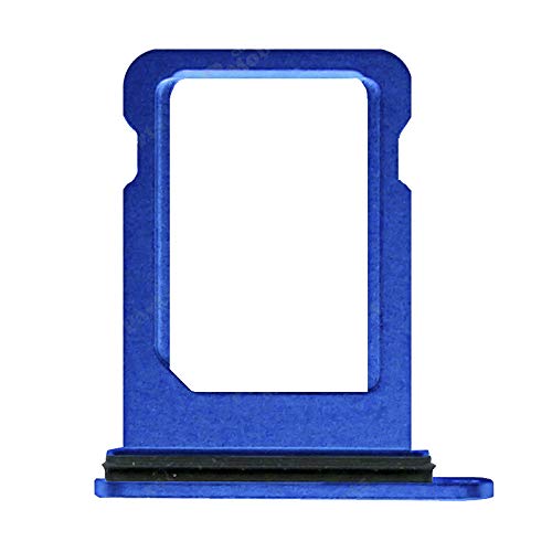 2X Single Sim Card Holder Slot SimCard Tray Replacement Compatible with iPhone 12 Mini 5.4 inch (Blue) Blue - LeoForward Australia