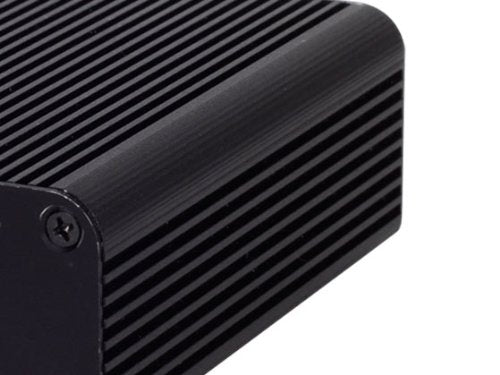  [AUSTRALIA] - Silverstone Tek Aluminum NUC Case with Top Cover Heat-Pipe, 1x HDMI Port and 2X Display Ports - Black PT14B-H1D2