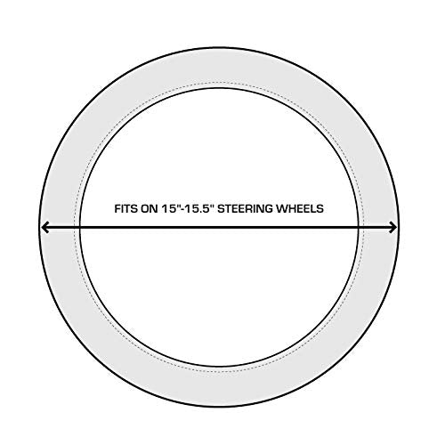  [AUSTRALIA] - HUK Fishing Steering Wheel Cover Freshwater Cell Gray