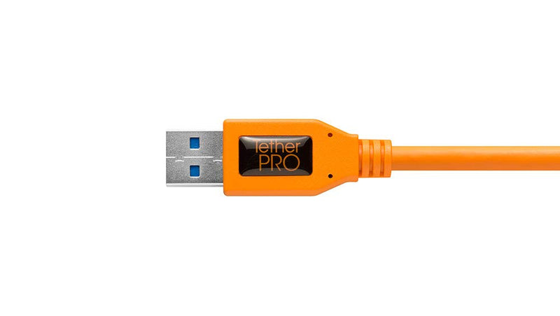  [AUSTRALIA] - Tether Tools TetherPro USB 3.0 to Micro-B Cable, 15' (4,6m), High-Visibility Orange
