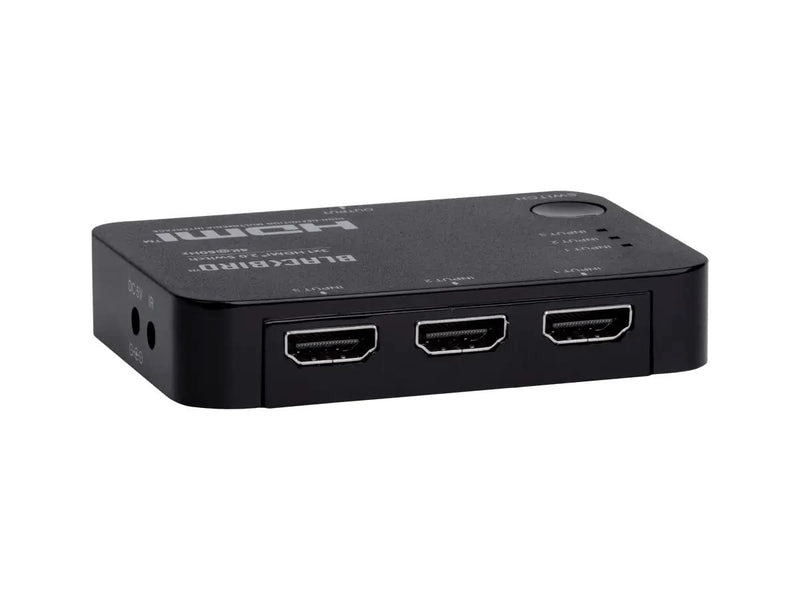  [AUSTRALIA] - Monoprice Blackbird 4K 3x1 HDMI 2.0 Switch - HDR, HDCP 2.2, CEC, 4K 60Hz, Inlcudes Infrared Remote Control (Compatible with PS4/5 Xbox Apple TV Fire Stick Roku Blu-Ray Player)