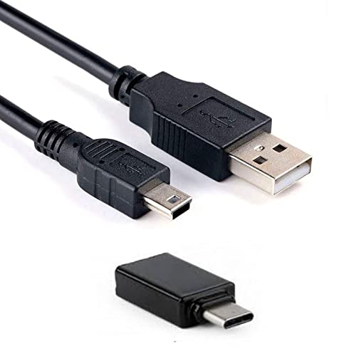  [AUSTRALIA] - USB Data/File IFC-400PCU Transfer Cable Cord Wire with USB-C Adapter for Canon PowerShot Rebel EOS DSLR Cameras & Vixia Camcorders, Compatible with Smartphones, PC & Mac with USB or USB C Ports