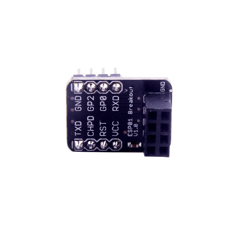  [AUSTRALIA] - Stemedu 10PCS ESP8266 ESP-01S Breakout Board ESP-01 Breadboard Adapter PCB Pre-Solder Pin Header for Serial WiFi Transceiver Network (Pack of 10)