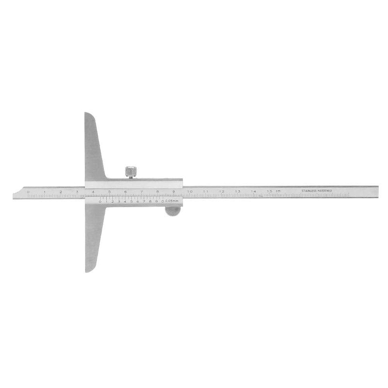  [AUSTRALIA] - Depth caliper, stainless steel depth caliper for various types of machine processes (0-150mm)