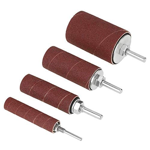  [AUSTRALIA] - Pack of 20 spindle sander sanding machine sanding sleeves tool set sanding sleeves with case for drill