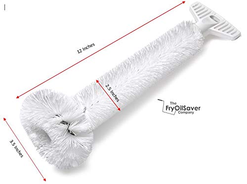 The FryOilSaver Co. B36c Garbage Disposal Brush | Cleans Garbage Disposal Units & Removes Odors | Sturdy Grip Handle | Ergonomic T-Grip Handle | Universal Sink Disposal Cleaner | 12 Inches Long - LeoForward Australia