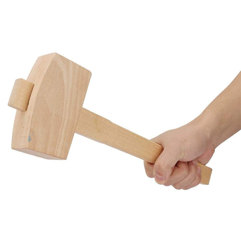  [AUSTRALIA] - Professional Carpenter Wooden Hammer Wood Tapping 100% Woodworking Tool with Angled Striking Face