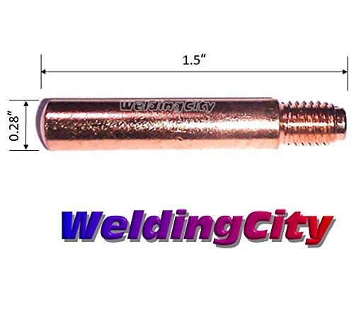  [AUSTRALIA] - WeldingCity 25-pk MIG Welding Heavy Duty Contact Tip 14H-35 (0.035") for Lincoln Tweco MIG Guns 200-400A or No.2-No.4 14H-35 (0.035")