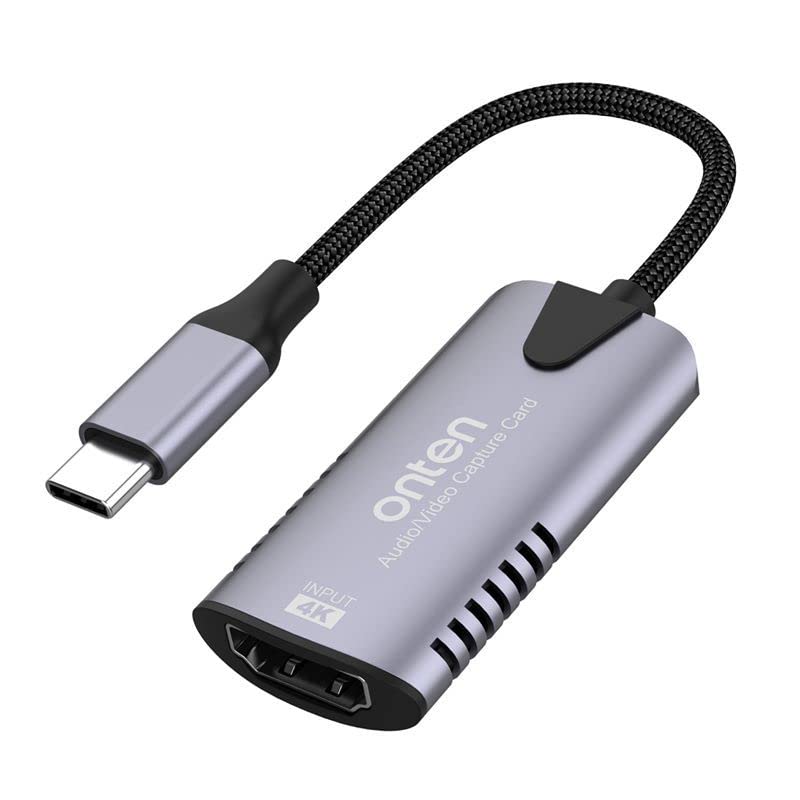  [AUSTRALIA] - Video Capture Card, 4K HDMI Video Capture Device, 1080P HD 30fps Live and Record Video Audio Grabber for Gaming, Streaming, Teaching, Video Conference USB-C
