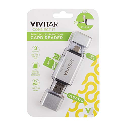 Vivitar VIV-RW-7101 5-1 Multi Function Card Reader - LeoForward Australia