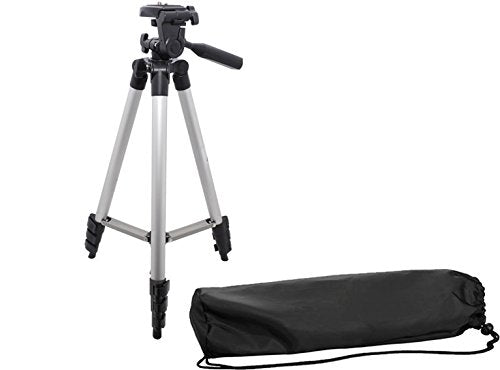 50" Aluminum Camera Tripod with Built in Bubble Level Indicator for All GoPro HERO Cameras + Tripod Mount & an eCostConnection Microfiber Cloth 50" Tripod for GoPro - LeoForward Australia