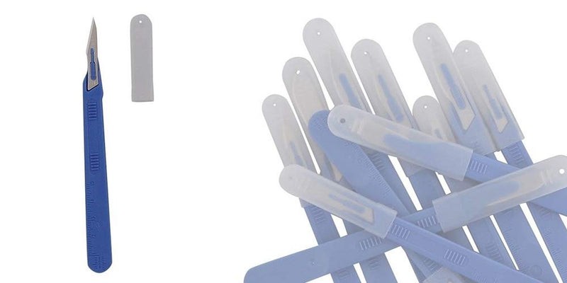  [AUSTRALIA] - 10x disposable scalpel blade figure 11, Kosmetex disposable scalpels, individually sterile packed with protective cap, figure 11