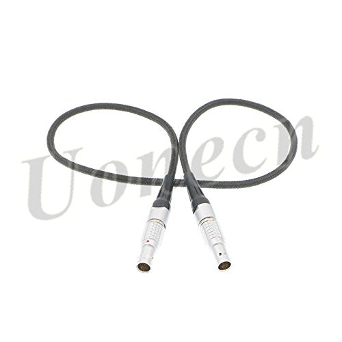  [AUSTRALIA] - Uonecn Power Cable for Teradek Bond for ARRI Alexa Camera 2 pin Male to Male Flexible Soft Cord 60cm