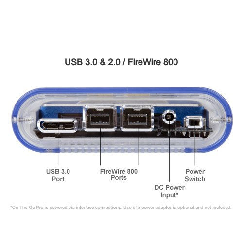  [AUSTRALIA] - OWC Mercury On-The-Go Portable 2.5" FW800/USB3.0 Enclosure Kit for Serial ATA (SATA) 0GB Enclosure