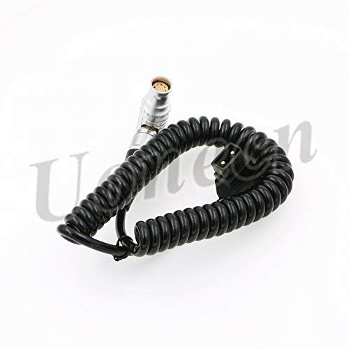  [AUSTRALIA] - Uonecn ARRI Alexa Mini Camera Power Cable Dtap to Right Angle 8 pin Female Spring Cable