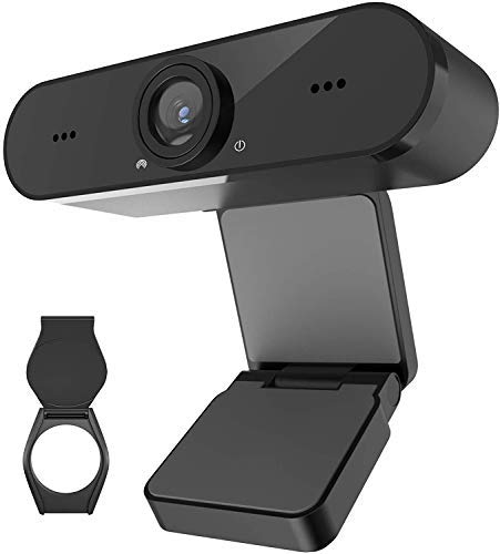  [AUSTRALIA] - 1080P Webcam with Microphone, High-Definition Desktop or Laptop Webcam, USB Camera with Built-in Microphone [Plug and Play], High-Definition for Video Calls, Recording, Meetings, Streaming, Games