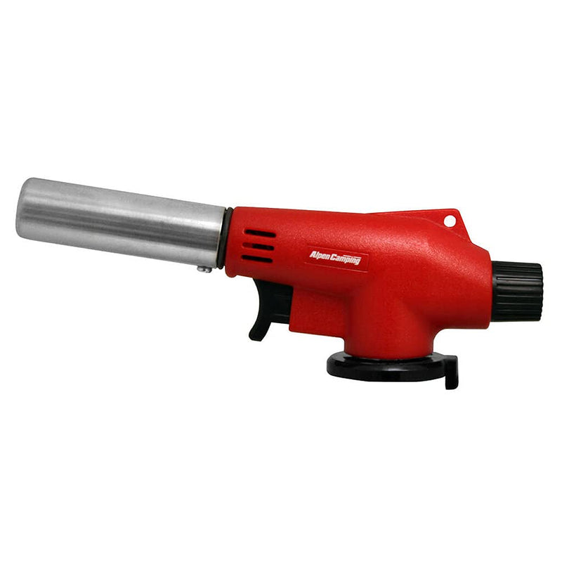  [AUSTRALIA] - Bunsen burner blowtorch Vulcano gas burner gas lighter blowtorch with piezo ignition for gas cartridges (soldering burner without cartridges) soldering burner without cartridges