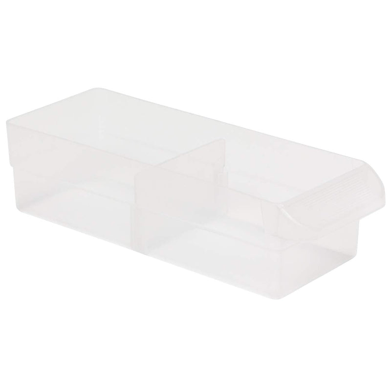  [AUSTRALIA] - Akro-Mils 40716 Width Dividers for Plastic Storage Hardware and Craft Cabinet Small Drawers, (16-Pack), Clear, White