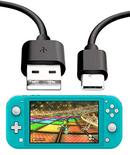  [AUSTRALIA] - Switch 10FT Extra Long USB C Battery Power Charging Cable Cord Wire for Home & Car Compatible with Nintendo Switch & Lite (Black or White, Cable Only, AC Adapter or Car Charger NOT Included)