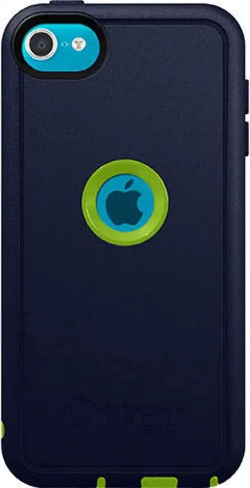  [AUSTRALIA] - OTTERBOX Defender Series Case for iPod Touch 7th Generation - Compatible with 5th and 6th Gen - Includes Cleaning Cloth - Bulk Packaging - Punk (Glow Green/Admiral Blue) PUNK (Glow Green/Admiral Blue)