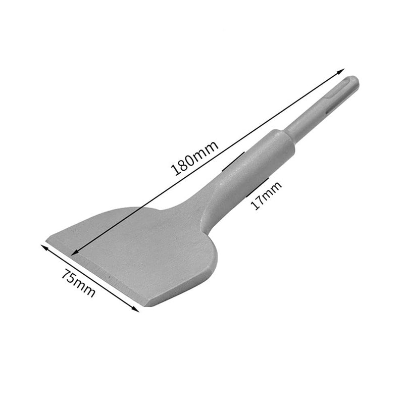  [AUSTRALIA] - Beilay 17x180x75mm Bend Chisel Wide Cranked Angled Bent Tile Removal Chisel Scraper Wall and Floor Scraper Works