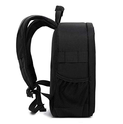  [AUSTRALIA] - WINVIN Waterproof SLR/DSLR Camera Backpack Shoulder Bag Travel Case for Canon Nikon Sony Digital Lens (Grey) Gray