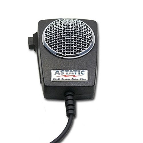  [AUSTRALIA] - Astatic 302-10005 D104M6B Amplified Ceramic Power 4-Pin CB Microphone