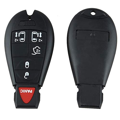  [AUSTRALIA] - SaverRemotes 6 Button Key Fob Compatible for 2008-2015 Chrysler Town and Country，2008-2014 Dodge Grand Caravan