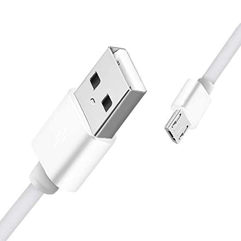  [AUSTRALIA] - Micro Wall Charger Compatible with Samsung Galaxy Tab A 10.1 (2016), 8.0, 7.0, 9.7, Tab E, S2, Tab 4, 3, SM-T580/ 550/530/ 387/585/ 290/295 Tablet with 5Ft Charging Cable Cord (White) White
