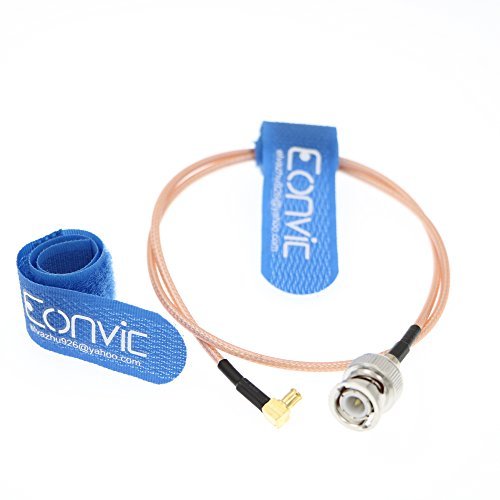  [AUSTRALIA] - Eonvic Cables-BNC Male to SMB Female Right Angle RF RG316 Coax Pigtail Signal Cable BNC Male to SMB Female Cable