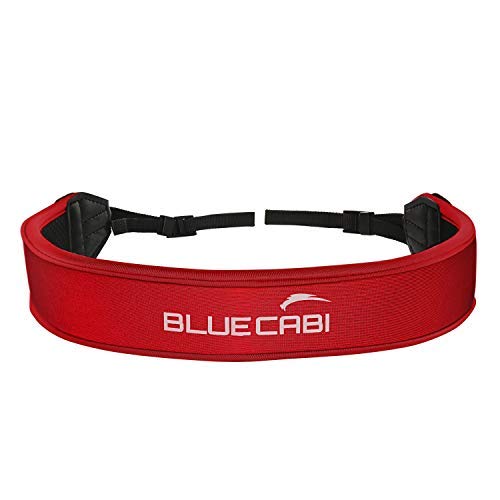  [AUSTRALIA] - BlueCabi Neoprene Neck Strap for Cameras and Binoculars - Anti-Slip Neck Strap Red
